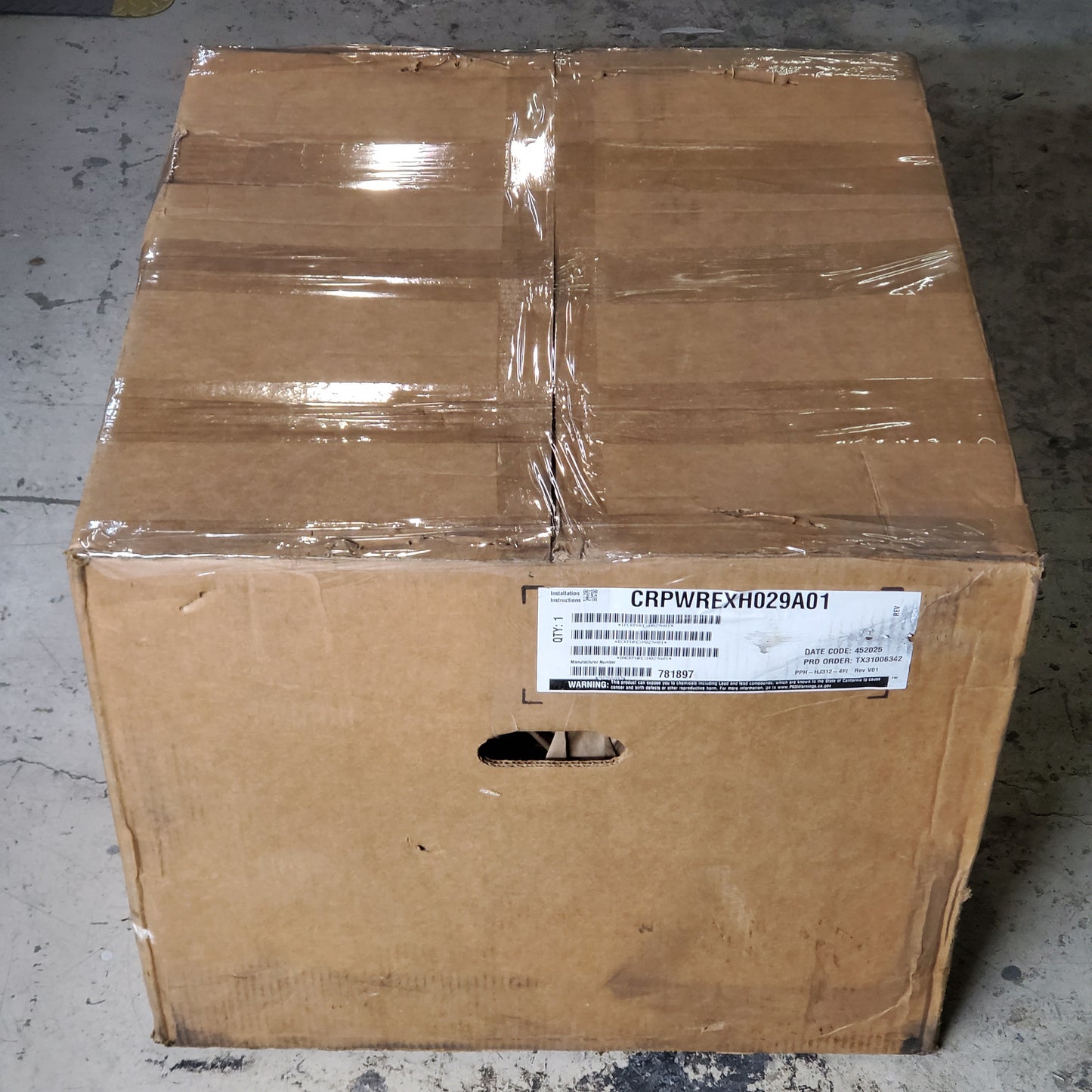 ECONOMISER Horizantal Power Exhaust Fan W/ Berometric Reliev Damper CRPWREXH029A01 (New Other)
