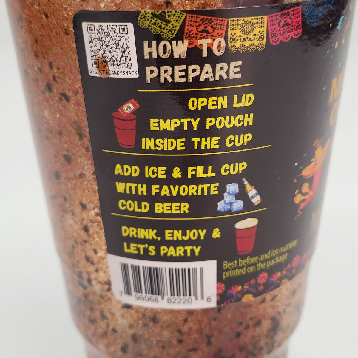 ZA@ FIESTA (12 PACK) Michelada on the Go Mix Original  4.2 oz (As Is)
