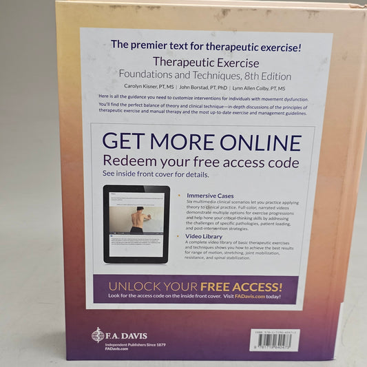 F.A. DAVIS Therapeutic Exercise 8th Edition 2025