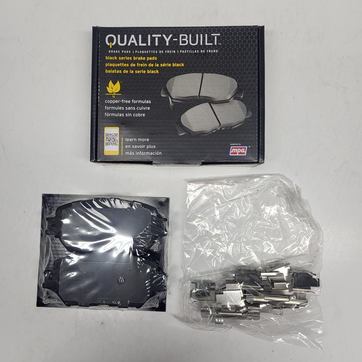 QUALITY-BUILT Ceramic Disc Brake Pad Set Black Front 1003-0908C