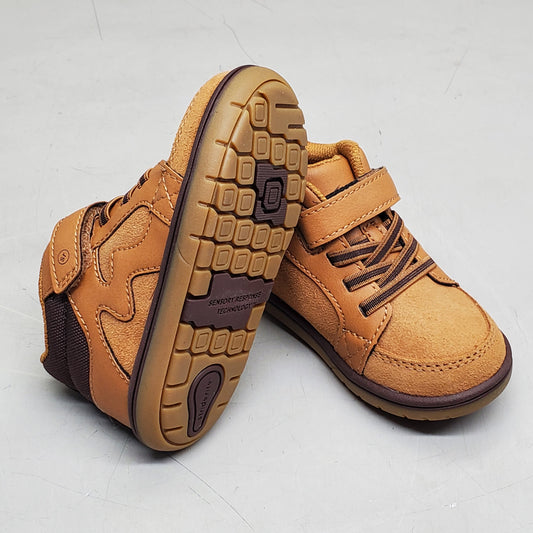 STRIDE RITE SM Ames Sneakers Shoes Toddler SZ 10M Honey Yellow BG038801