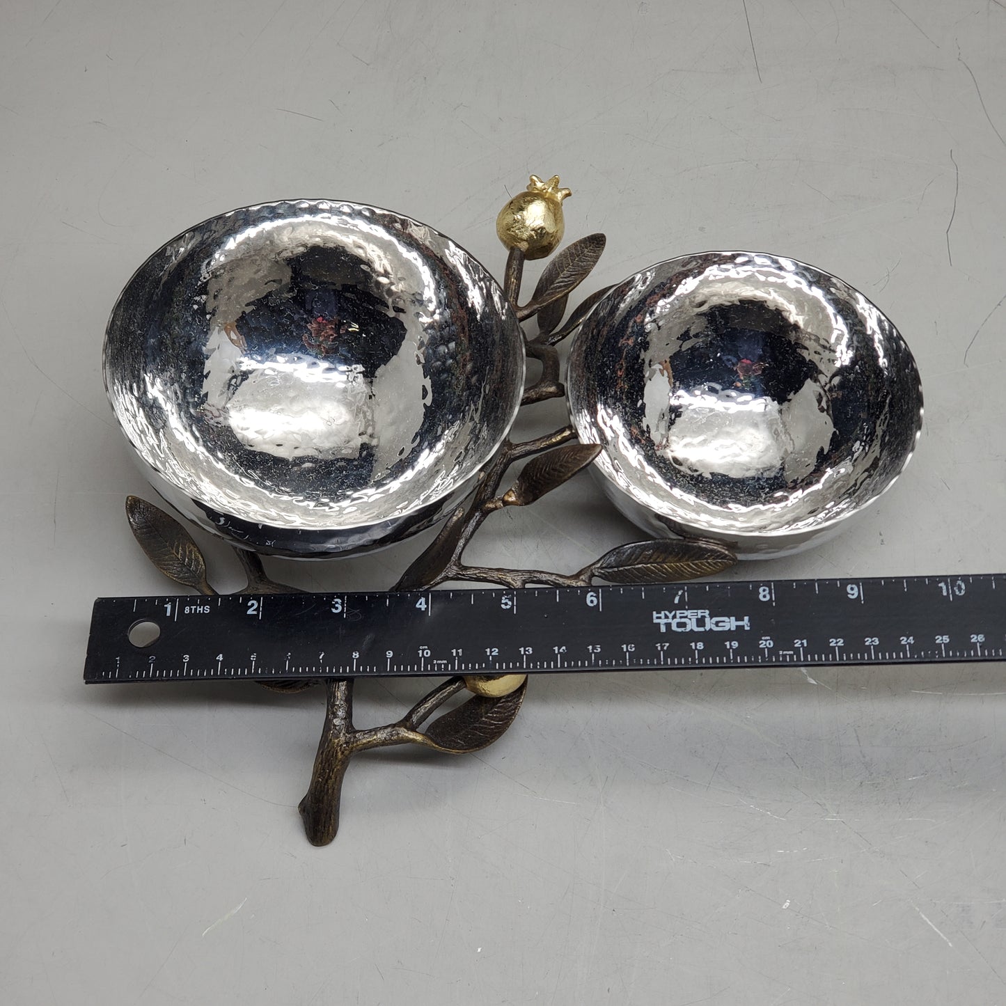 MICHAEL ARAM Pomegranate Double Dish Decorative Serving Bowls 175182