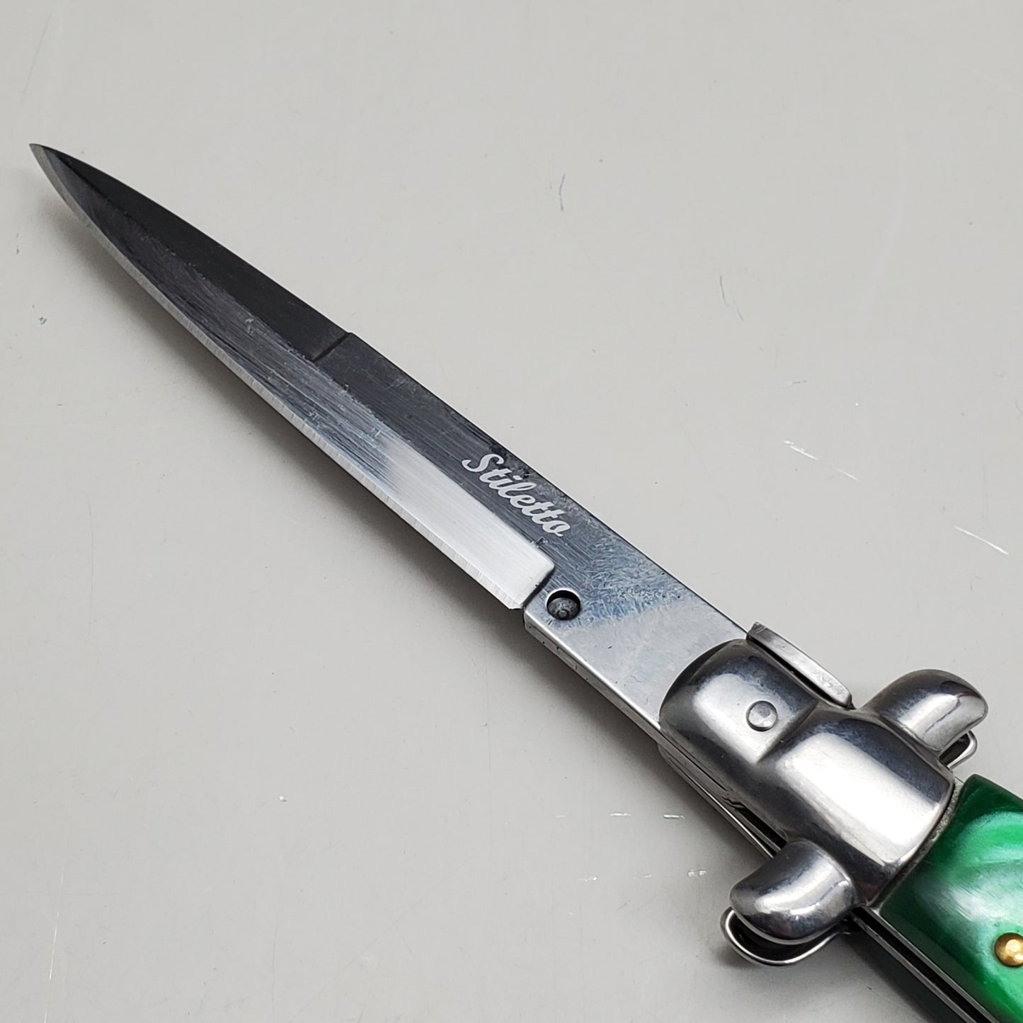 ZA@ ARMED FORCE TACTICAL Hand Crafted OTF Pocket Knife 9"Knife4"Blade Green ST-7MGN