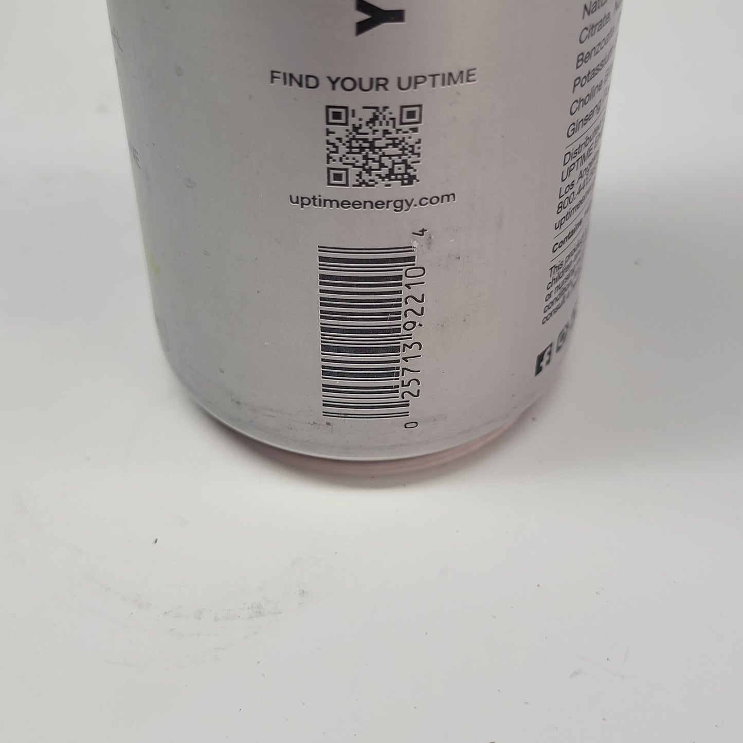 ZA@ UPTIME ENERGY DRINK Original Variety Zero Sugar Zero Sugar 12 oz BB 05/27