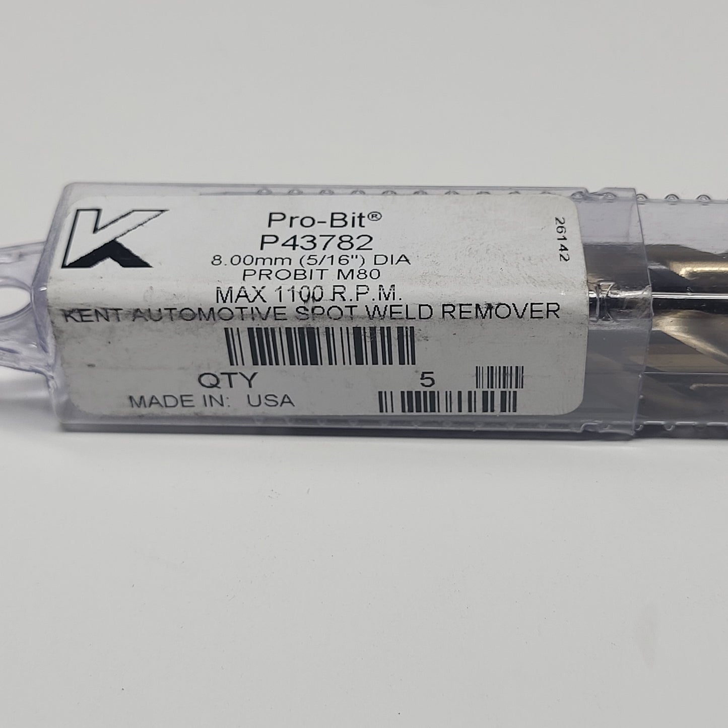 KENT AUTOMOTIVE Pro-bit 8.00mm (5/16") Max 1100 Spot Weld Remover 5 COUNT P43782