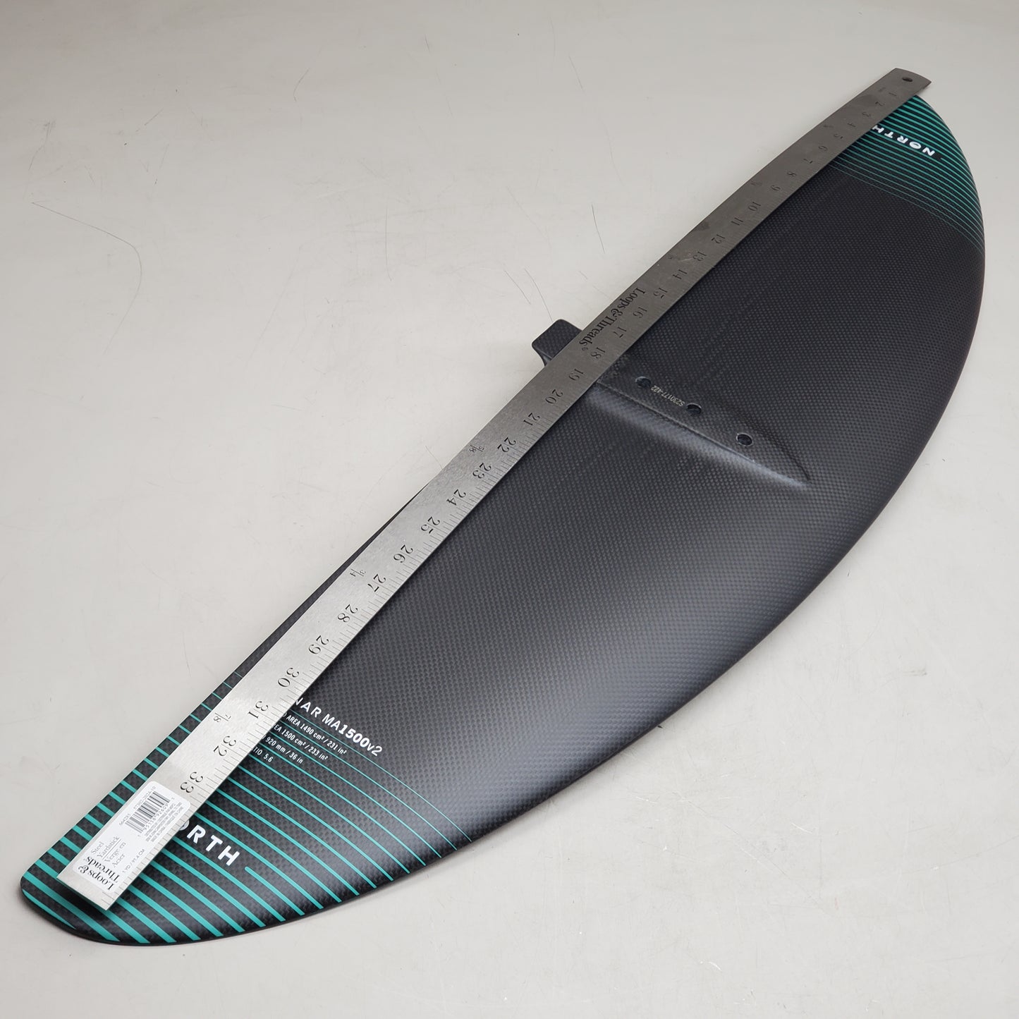 NORTH Sonar Wing Mid Aspect V2 Series Front Wing Ma1500v2 1500 cm Black 85004.240092