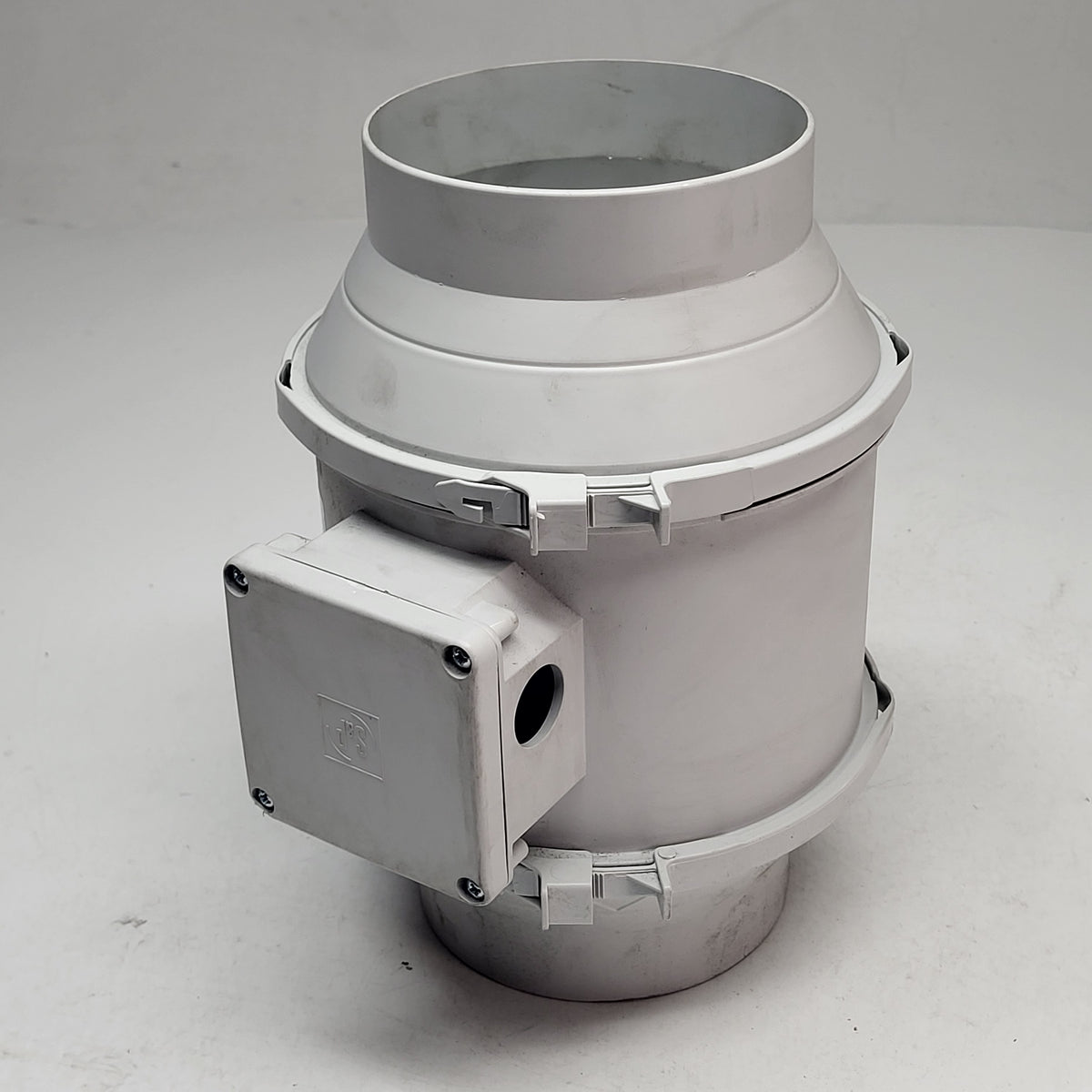 S&P 5-inch Inline Mixed Flow Duct Fan Low Noise Indoor White TD-125 (AS IS)
