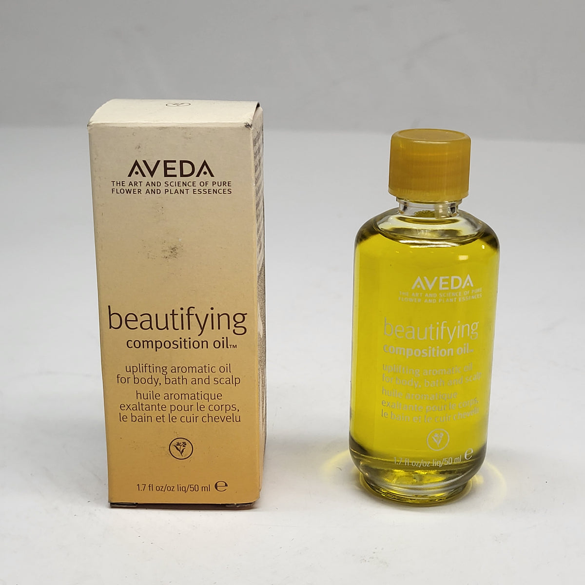 AVEDA (2 PACK) Beautifying Composition Oil Body Bath & Scalp 1.7 oz