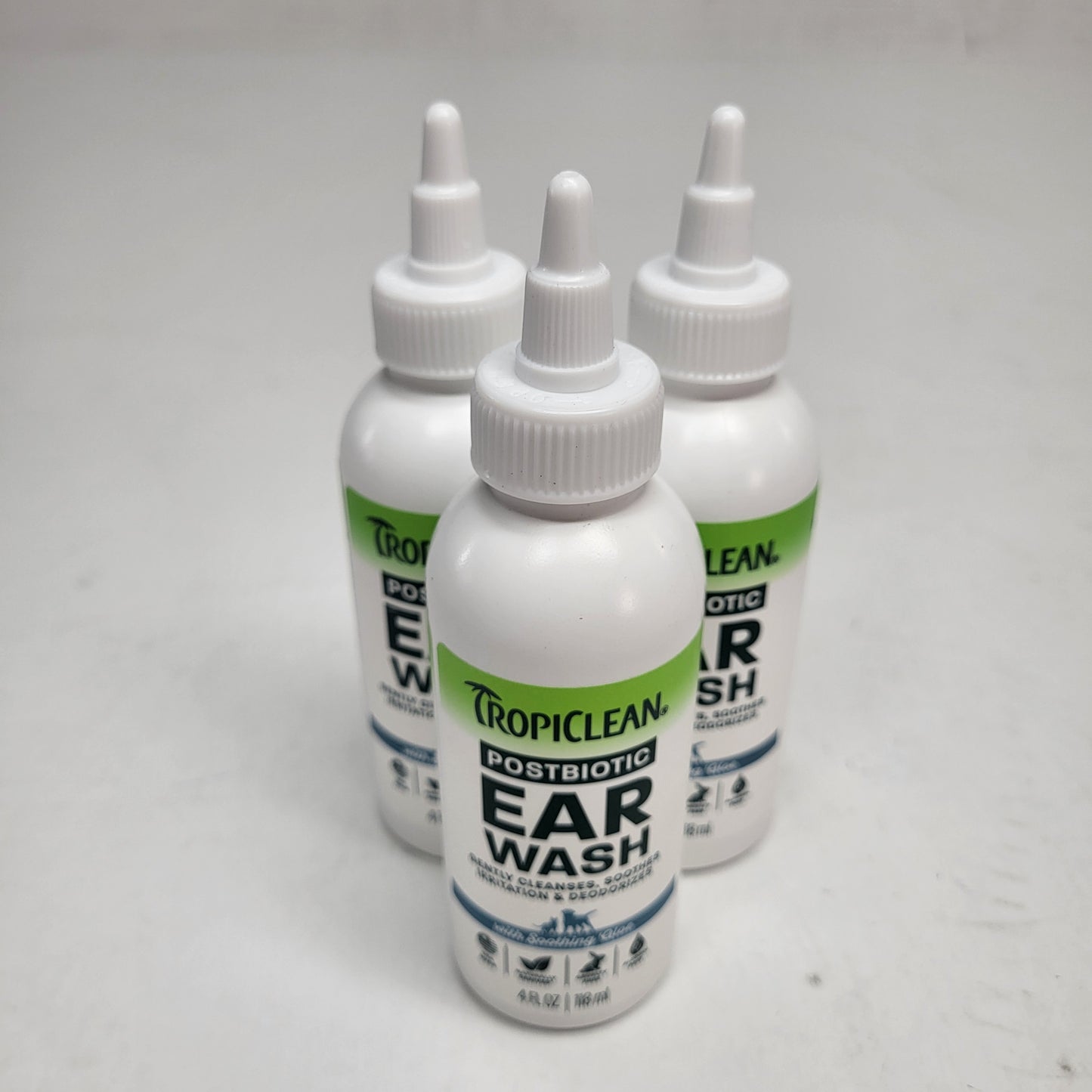 TROPICLEAN Postbiotic Ear Wash With Soothing Aloe  4 Oz BB 06/29