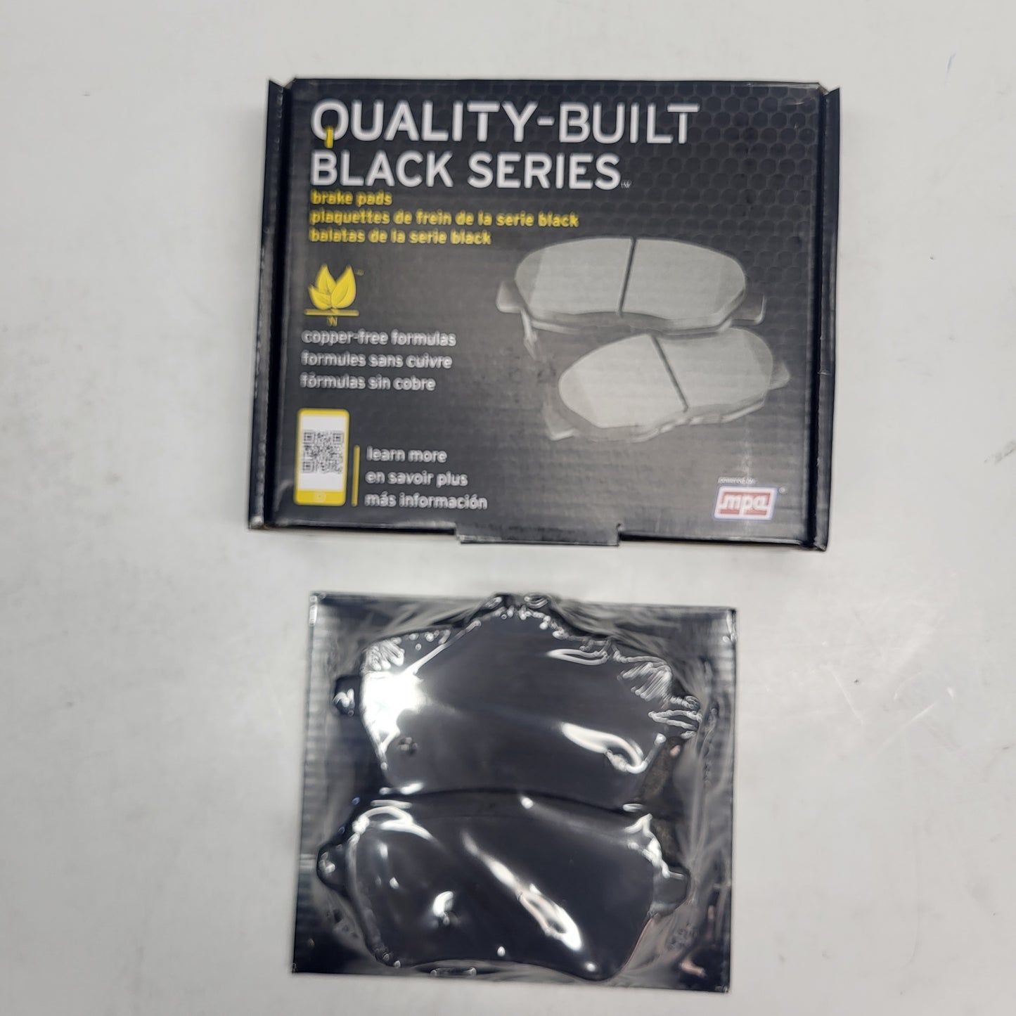 QUALITY-BUILT Semi-Metallic Disc Brake Pad Set Black Rear 1003-1689M
