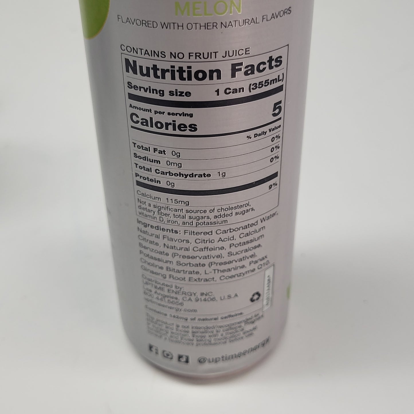 ZA@ UPTIME ENERGY DRINK Original Variety Zero Sugar Zero Sugar 12 oz BB 05/27