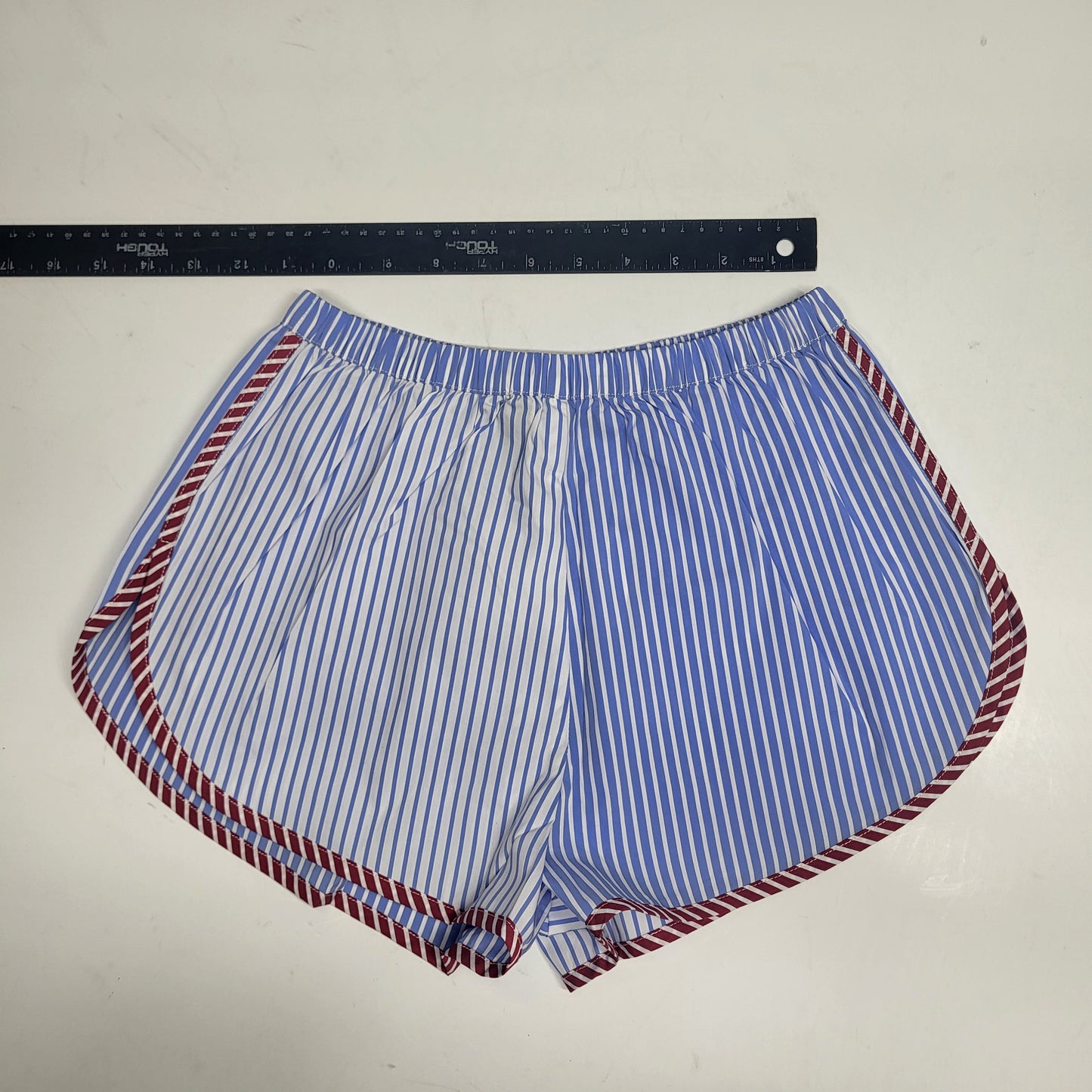 SOLID AND STRIPED The Lester Stripe Shorts XS Colorblock Marina SU26B661PYDCBM