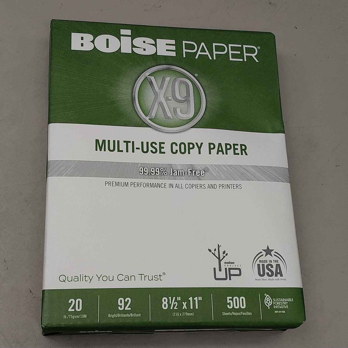 ZA@ BOISE PAPER 500 PK! Multi-Use Copy Paper 0X9001 E