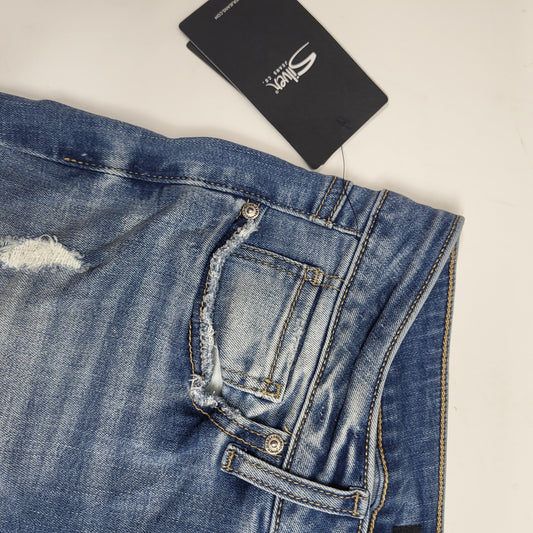 SILVER JEANS CO. Suki Curvy Fit Skinny Leg Eco Friendly Sz 29/29 Light Indigo