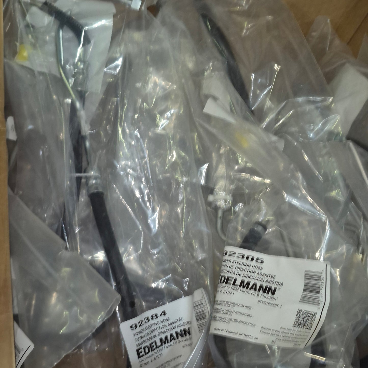 ZA@ EDELMANN ELITE (9 Different Types Of Hoses) Box Of Power Steering Hoses