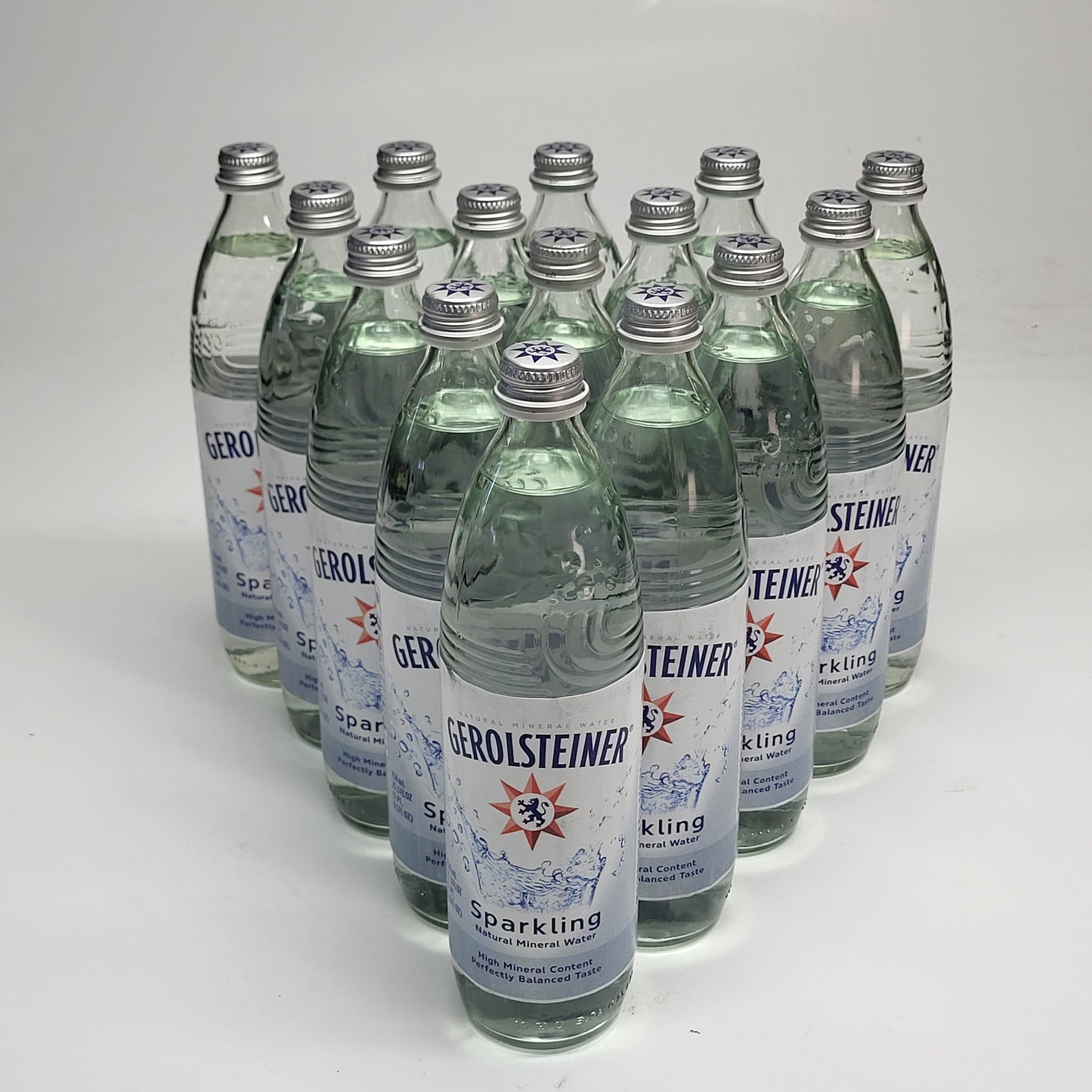 ZA@ GEROLSTEINER (15 PACK) Sparkling Natural High Mineral Content Water 23.5 oz