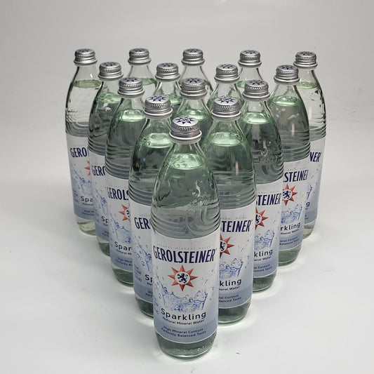 ZA@ GEROLSTEINER (15 PACK) Sparkling Natural High Mineral Content Water 23.5 oz