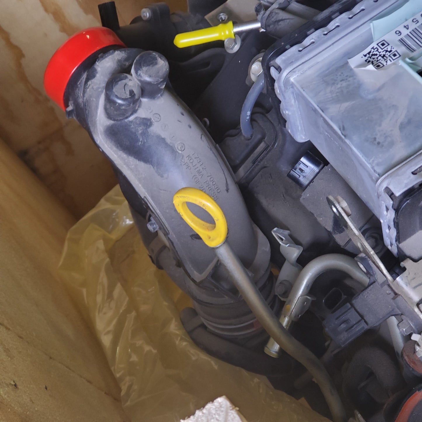 TOYOTA Tundra Engine Assembly L Flyw V35a-k83 04004-23370 (Used As-Is Turns Over)