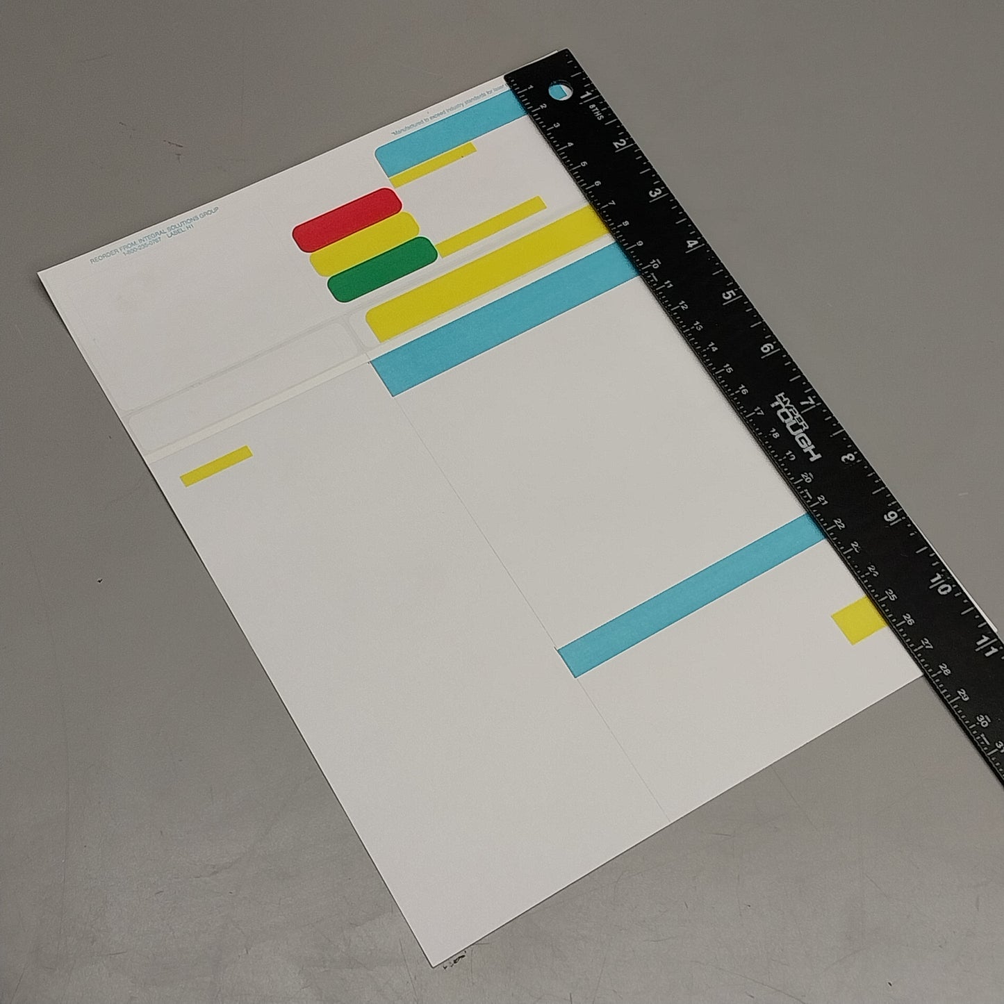 INTEGRAL RX Laser Pressure Sensitive Pharmacy Labels 1000 Sheets 507163