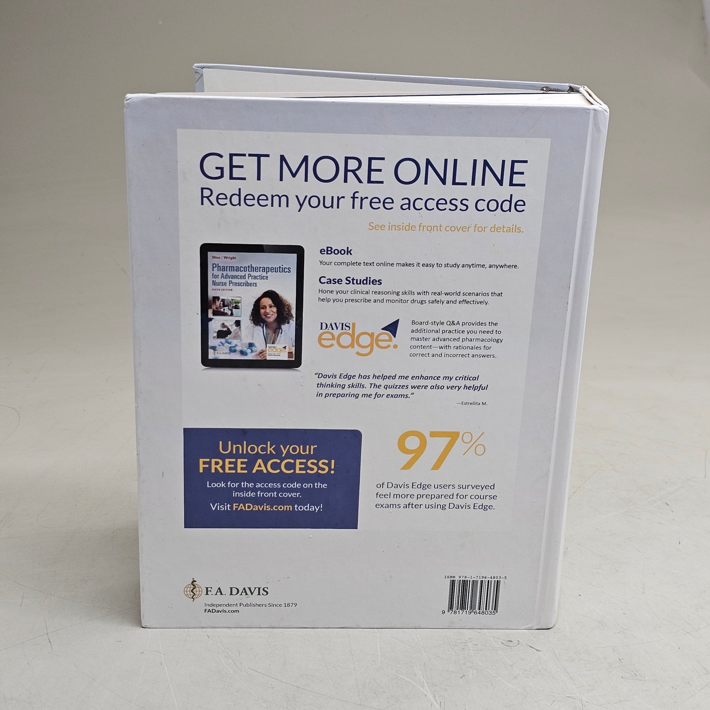 F.A. DAVIS Pharmacotherapeutics For Advanced Practice Nurse Prescribers 6th Edition 2025