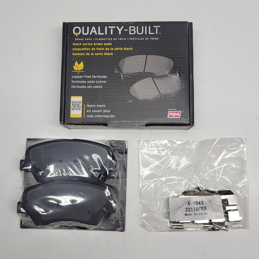 QUALITY-BUILT Ceramic Disc Brake Pad Set Black Front 1003-1543C