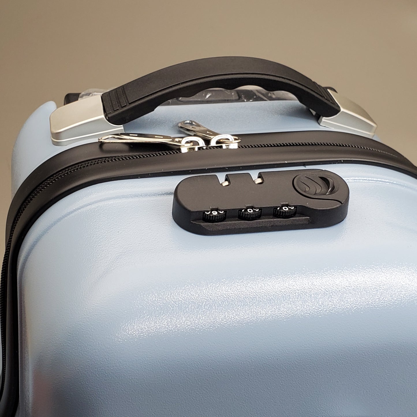 PEACNNG Children's Trolley Ride On Rolling Suitcase Luggage 22 in Light Blue G609-LU0193-BU00