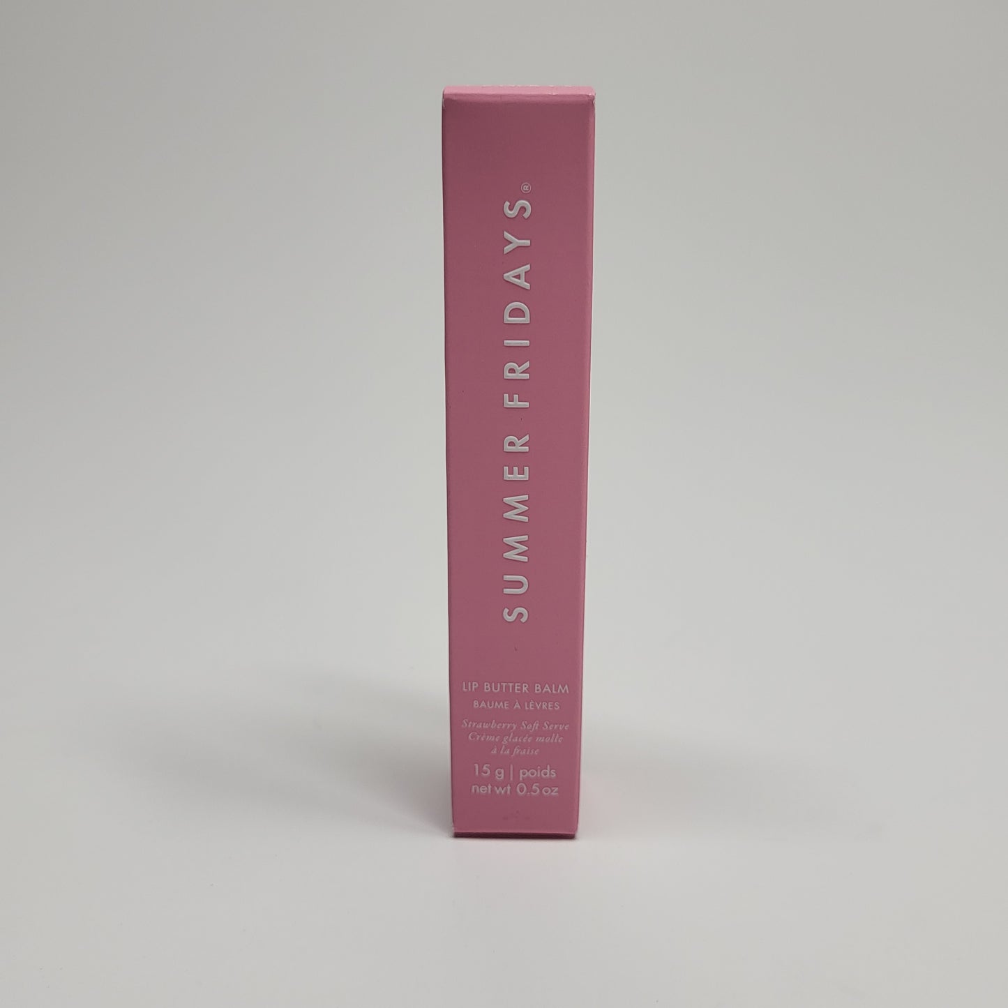 SUMMER FRIDAYS (2 PACK) Lip Butter Balm Strawberry Soft Serve  0.5 oz