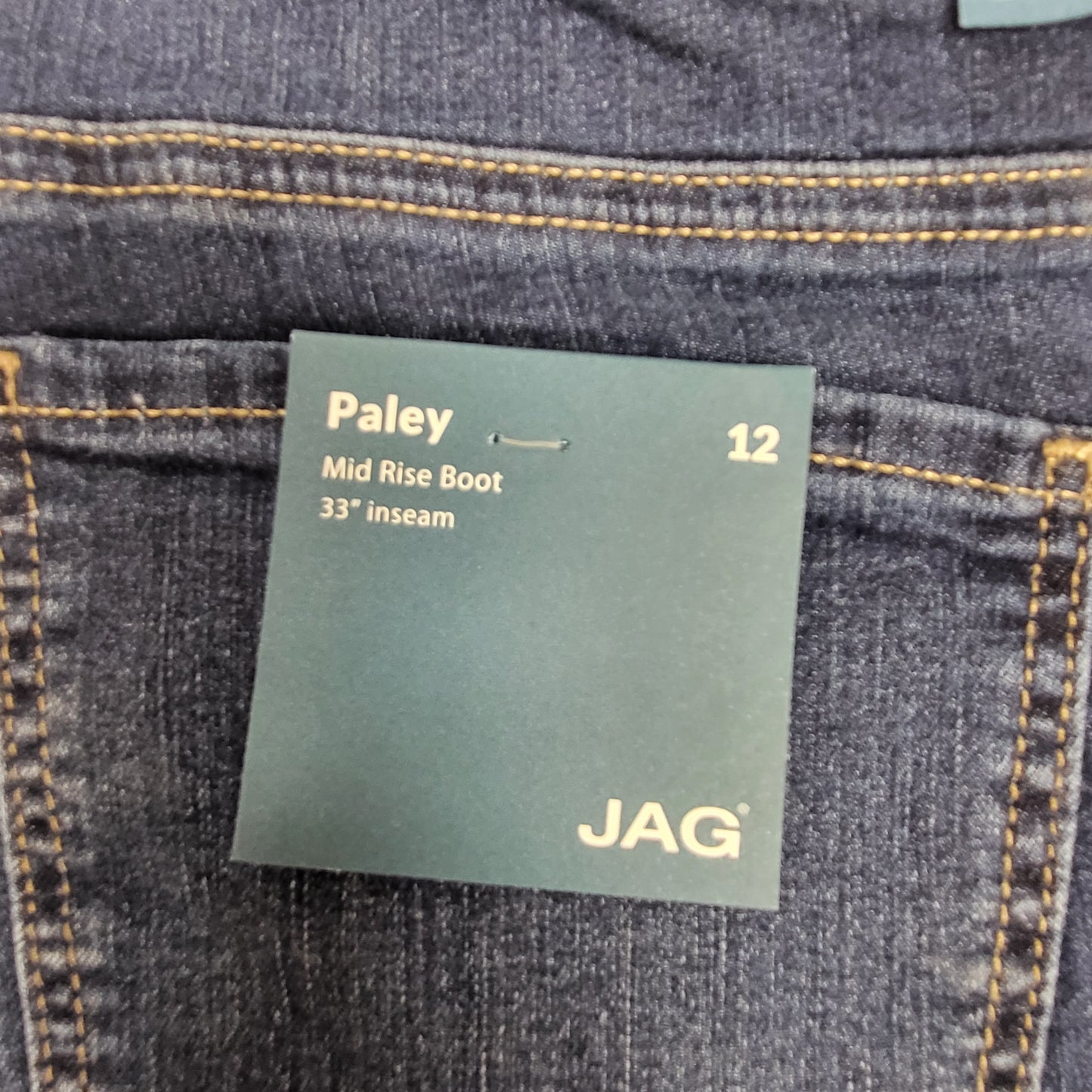 JAG Paley Mid-rise Boot Pull-on  Womens Sz 12/33 Durango Wash J2114AU327