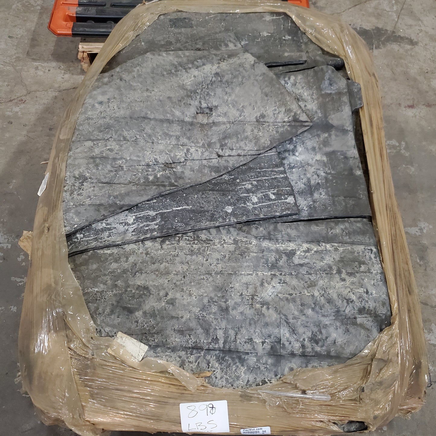DYNA MIX (Pallet of) Raw Natural Rubber Compound Sheets / Chunks 898 lbs Black