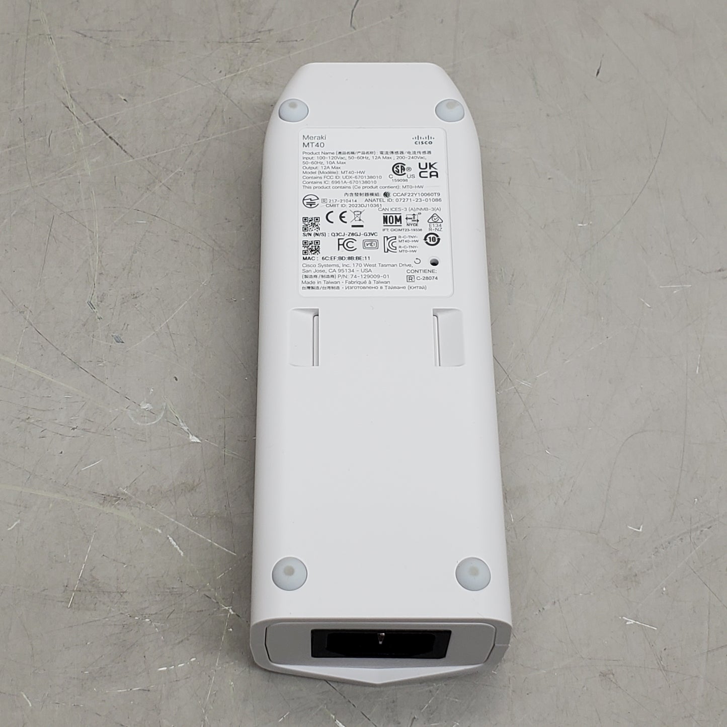 CISCO Meraki Smart Power Controller, Cloud-Managed IoT Device MT40-HW