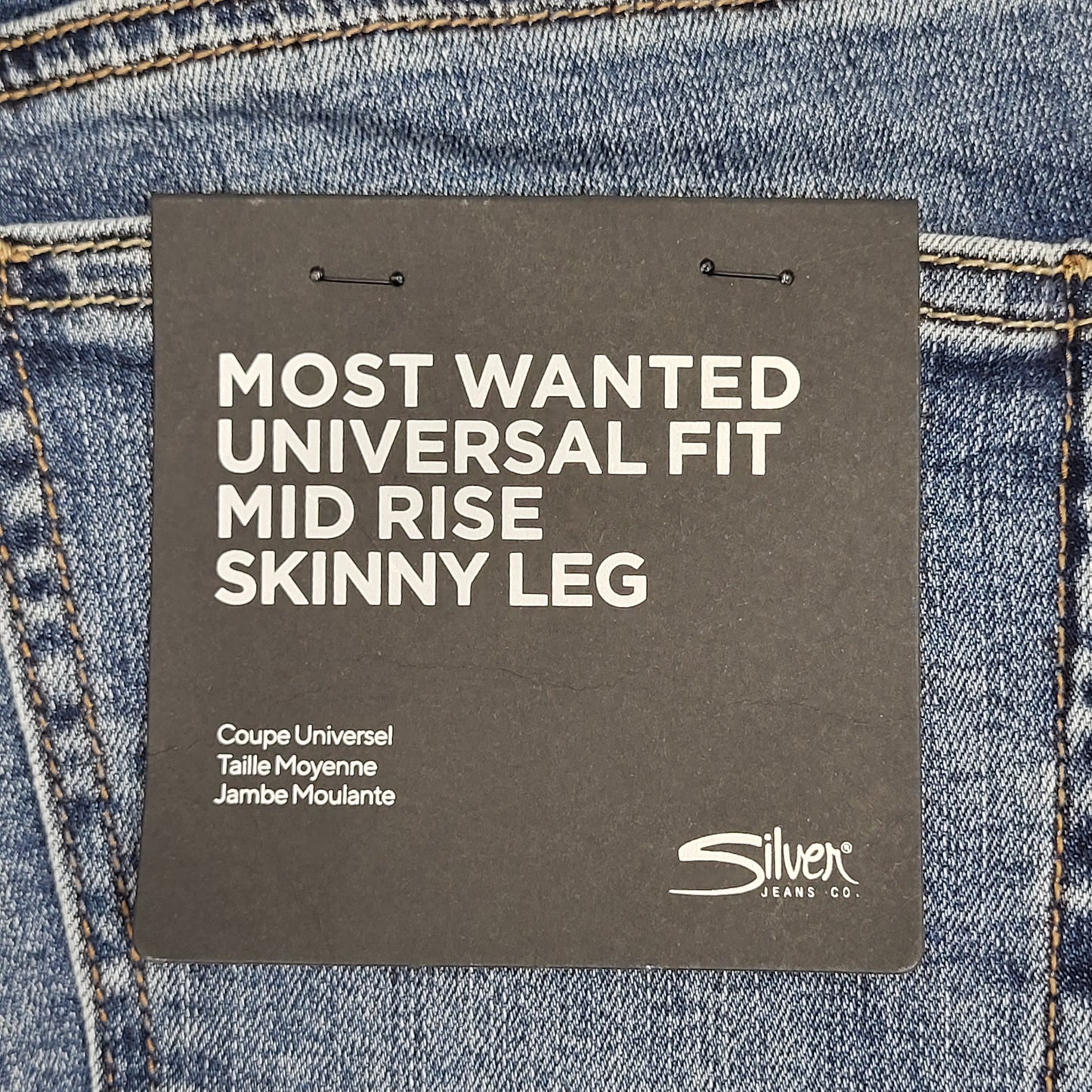 SILVER JEANS CO Silver Jeans Co. Most Wanted Skinny Women's Size 29/27 Indigo L63022egx269