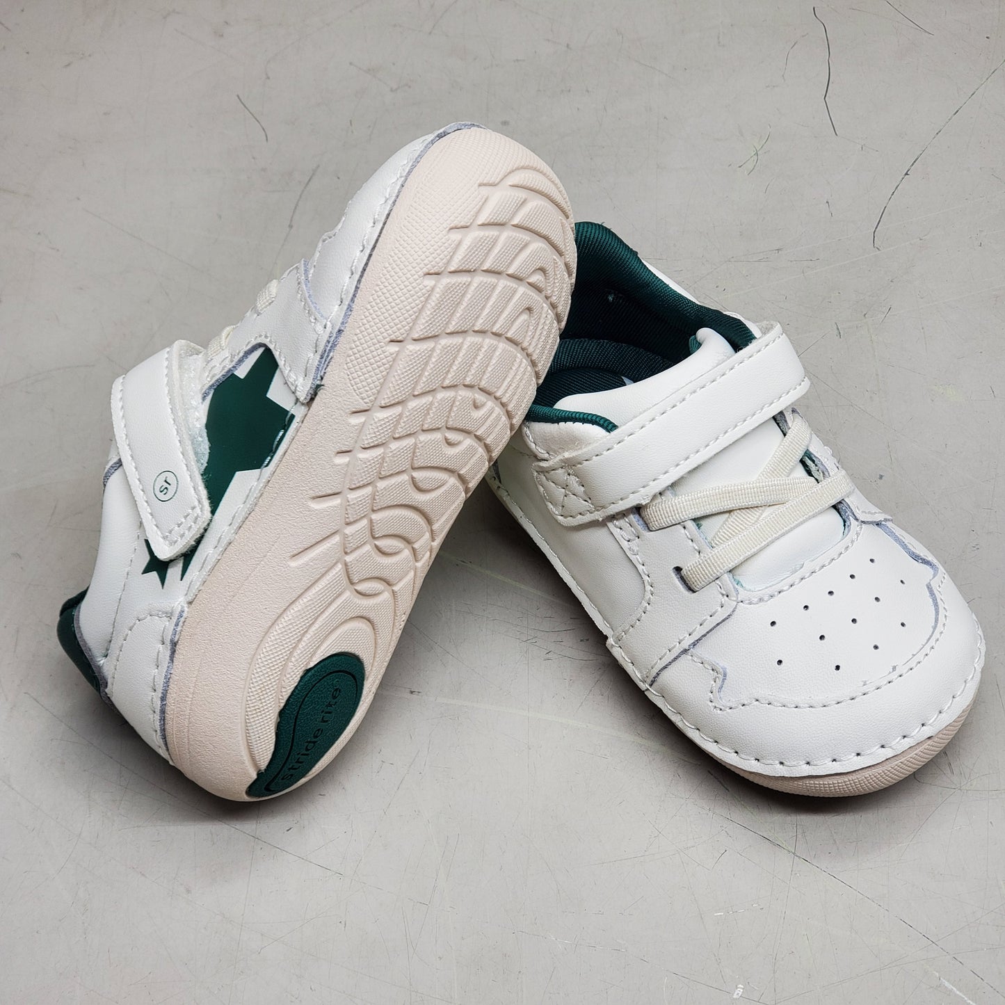 STRIDE RITE SM Waverly Sneaker Shoes Toddler SZ 5W Ever Green BB038407