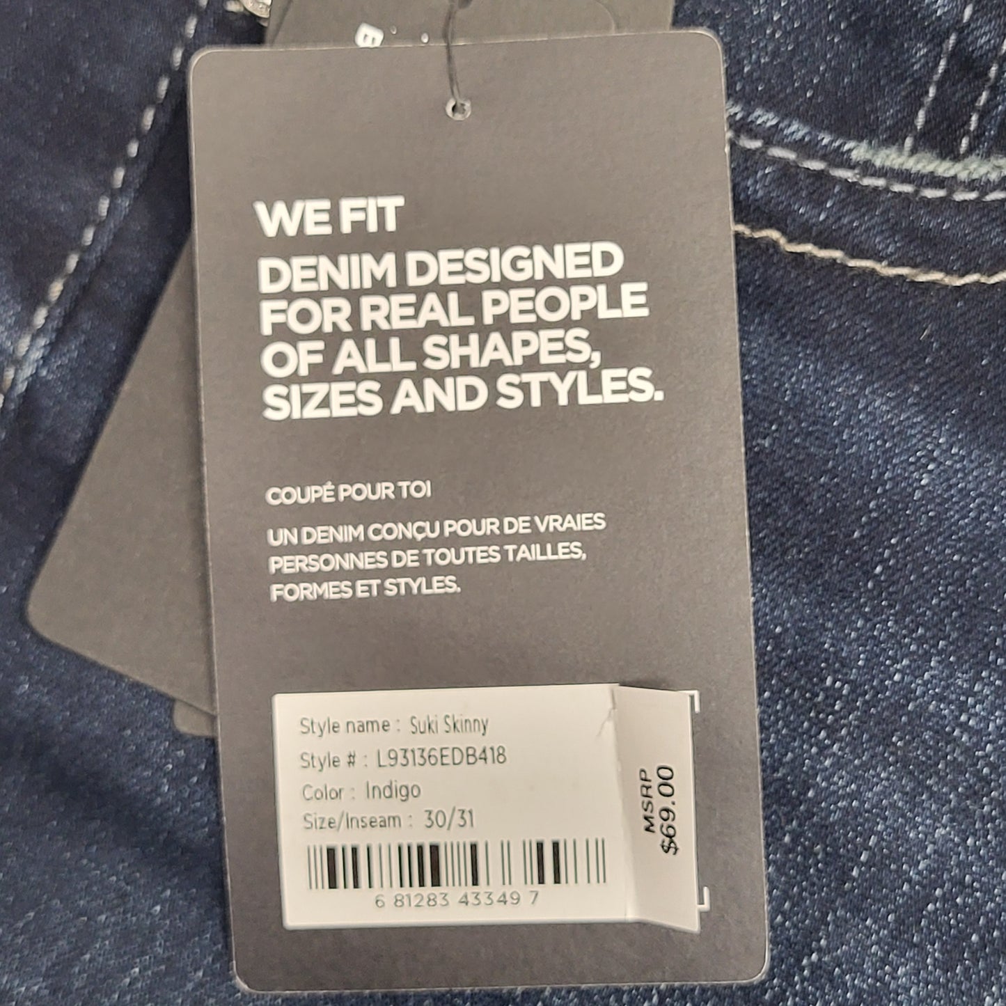 SILVER JEANS CO Suki Mid Rise Skinny Luxe Stretch Jeans Women's Sz 30/31 Oxford L93136edb418 Women's Sz 30/31 Oxford L93136EDB418