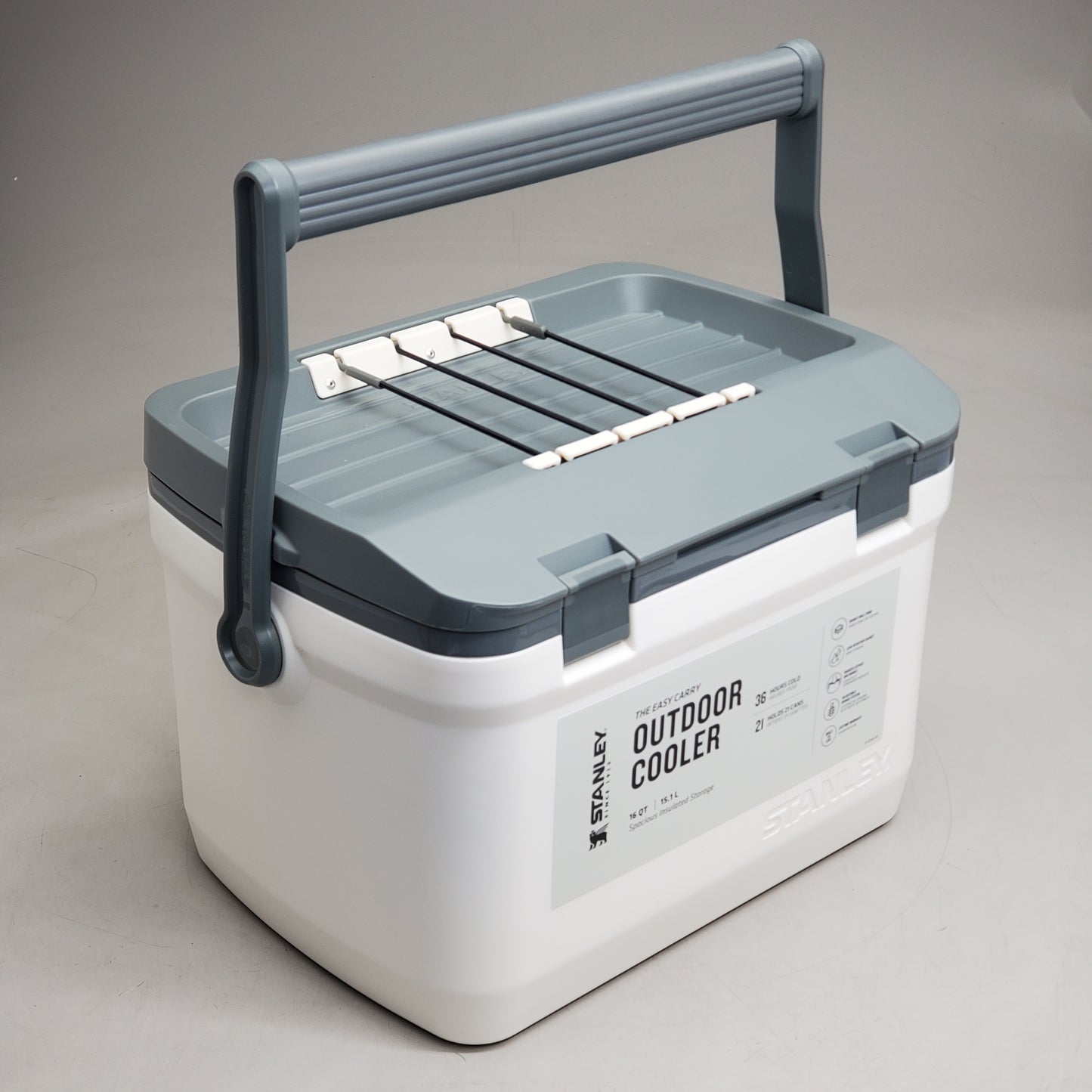 STANLEY Heavy Duty Outdoor Camping Cooler W/ Easy Carry Handle 18 QT Polar 10-01623-067