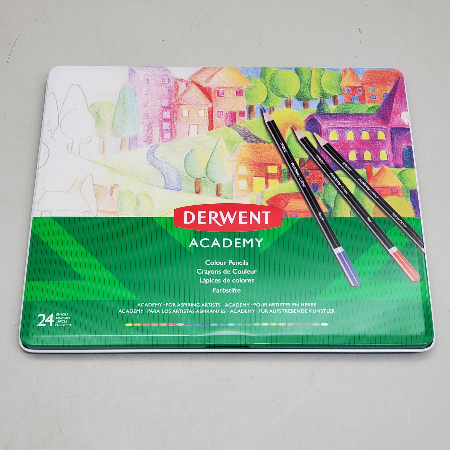DERWENT (24 Pack) Academy Color Pencils For Aspiring Artists 2301938