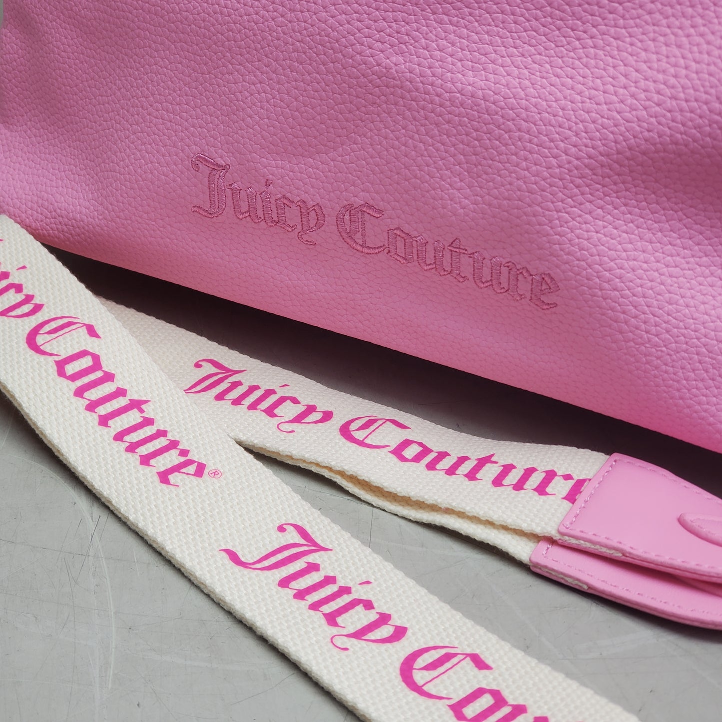 ZA@ JUICY COUTUR Large Tote Bag Pvc 12"x12" Pink A0134950 G