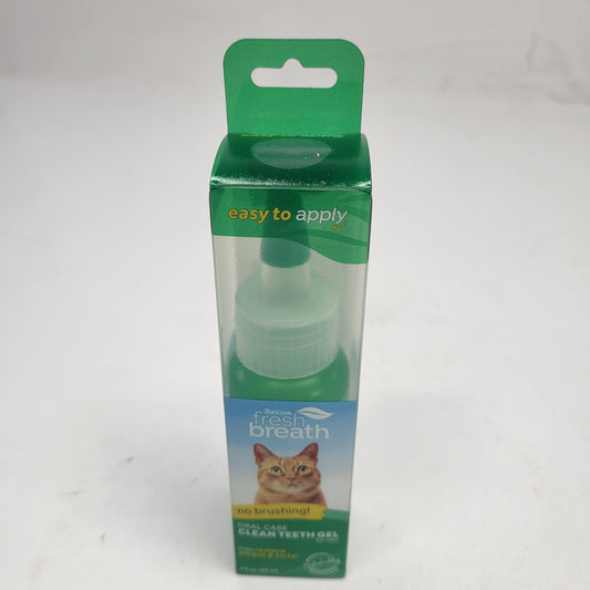 TROPICLEAN (3 PACK) Fresh Breath No Brushing Cat Clean Teeth Gel 2 oz