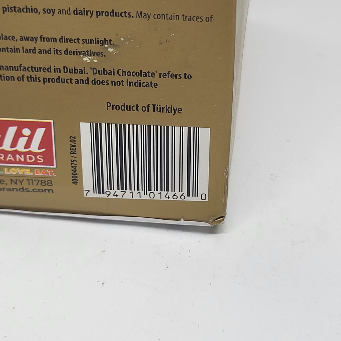 ZA@ LEONESSA (12 PACK) Chocolatier Dubai Chocolate Cones 10 Count (As Is)