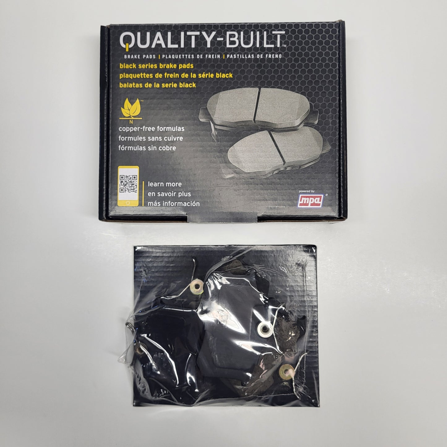 QUALITY-BUILT Ceramic Disc Brake Pad Set Black Rear 1003-0340C
