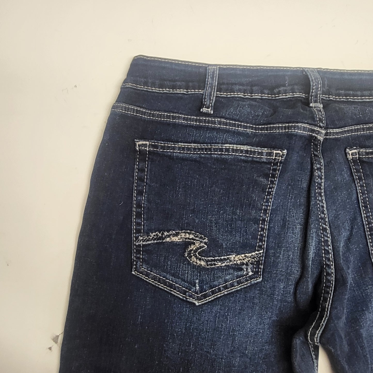 SILVER JEANS CO. Boyfriend Mid Rise Sz 14/29 Indigo L27101SSX365