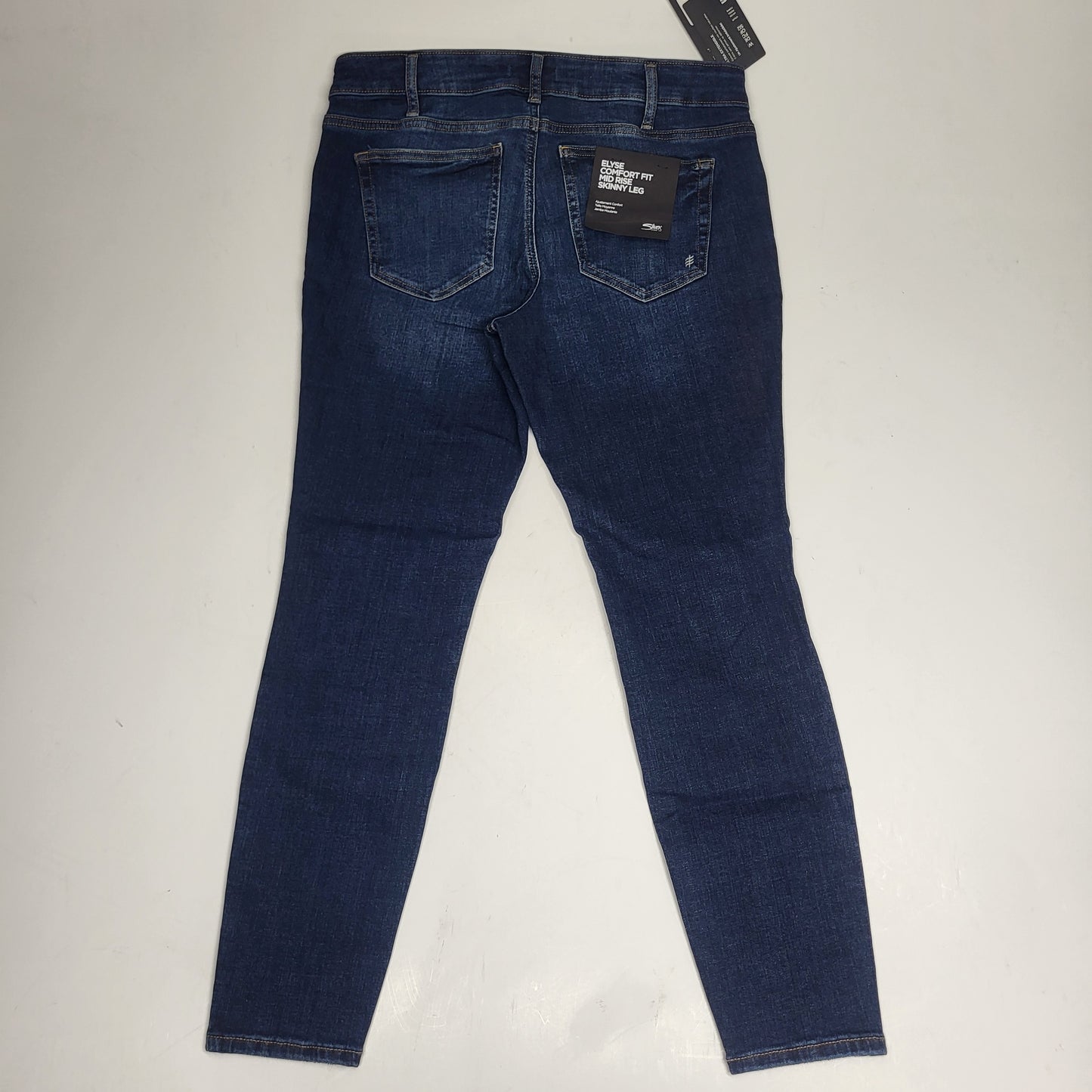 SILVER JEANS CO. Elyse Mid Rise Skinny Leg Sz 33/29 Indigo L03116EAD328