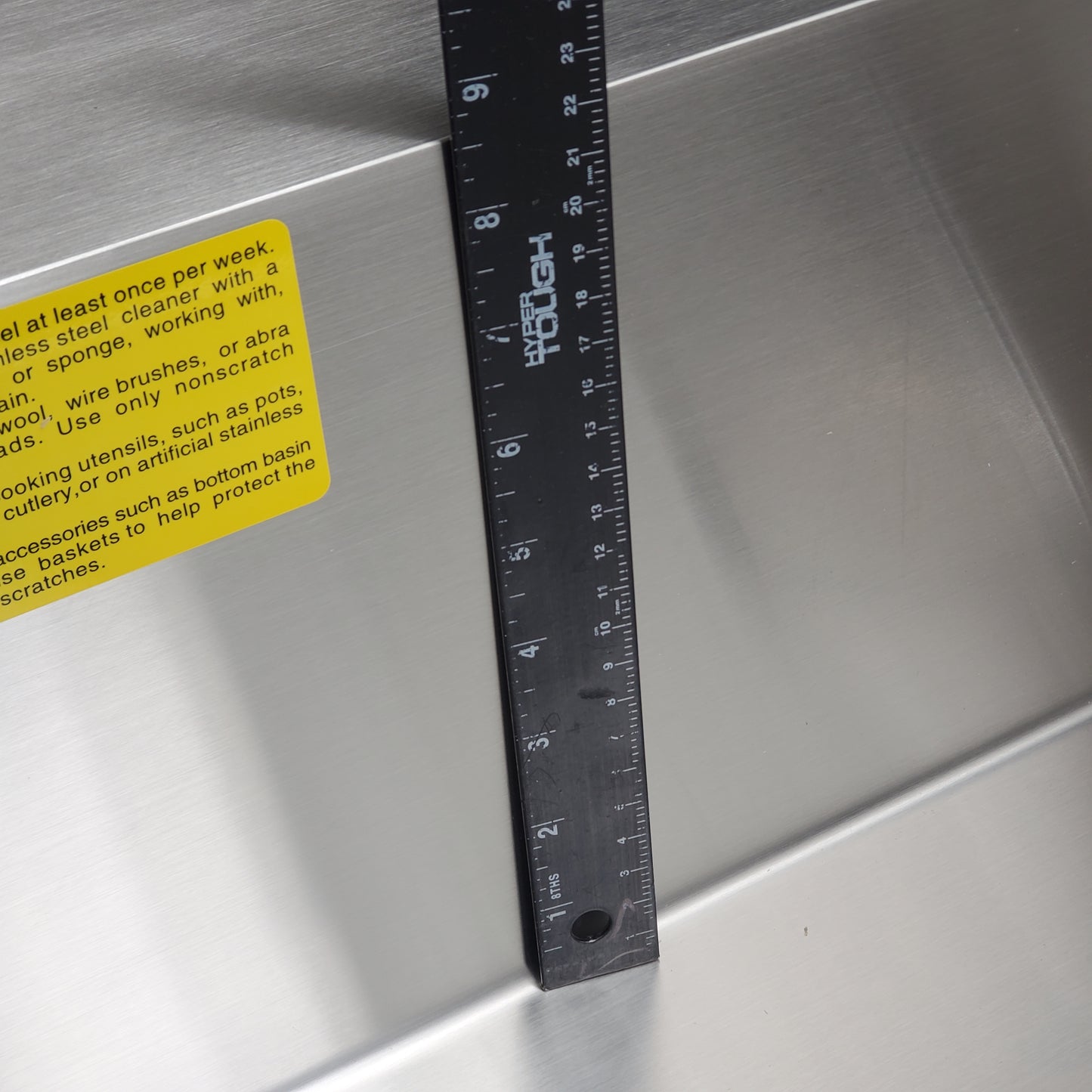 SUNELI Stainless Steal Single Bowl / Basin Top Mount Sink 33"x22"x9" Grey RD3322S-16