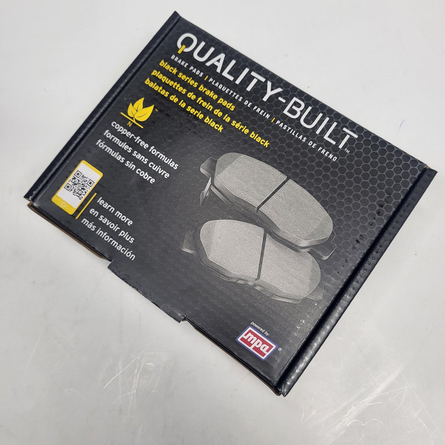 QUALITY-BUILT Ceramic Disc Brake Pad Set Black Rear 1003-1821C