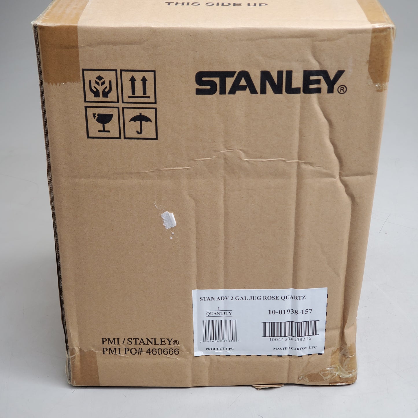 STANLEY Fast Flow Water Jug Dispenser Insulated Beverage Cooler 2 Gal Rose Quartz 10-01938-157