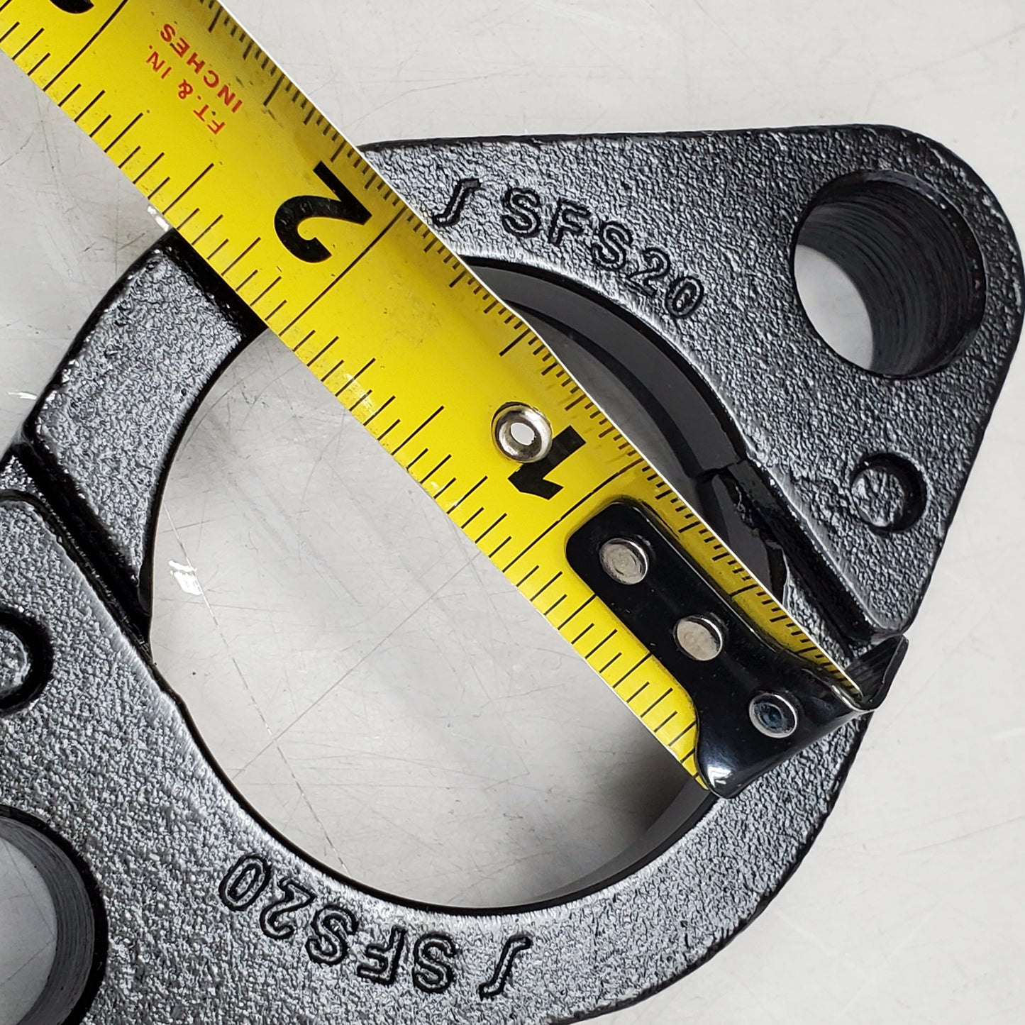 STRATO 2-Bolt Steel Split Flange 3-3/4" Center Bolt Holes 2"ID Black SFS20