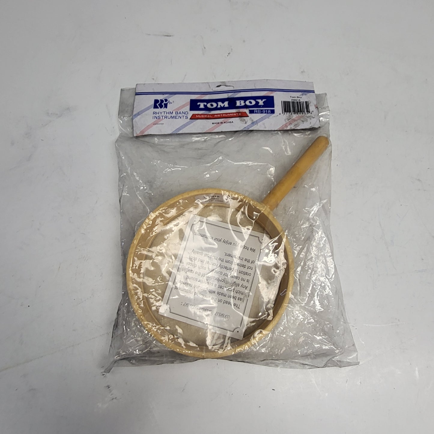 ZA@ RHYTHM BAND INSTRUMENTS Tom Boy Hand Drum with Mallet