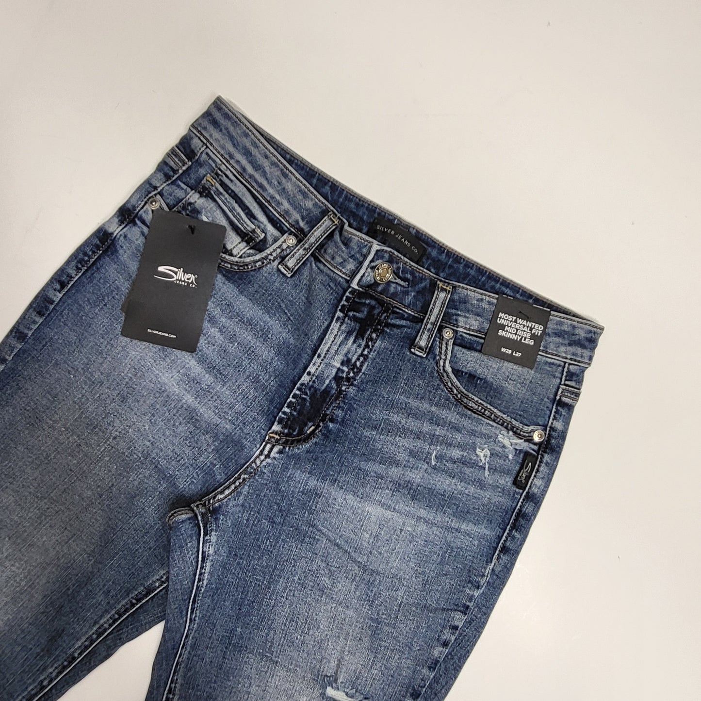 SILVER JEANS CO Silver Jeans Co. Most Wanted Skinny Women's Size 29/27 Indigo L63022egx269