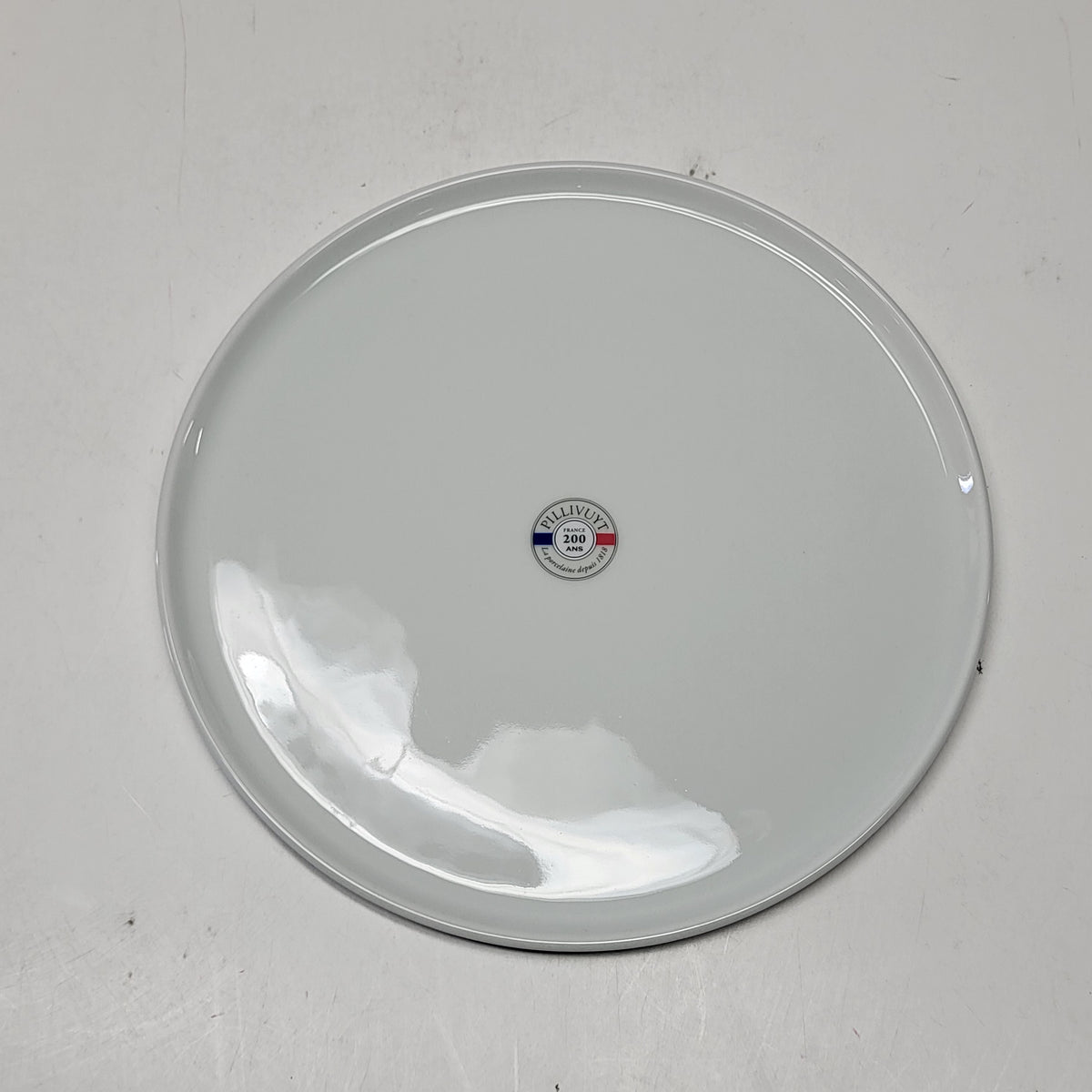 PILLIVUYT Porcelain Round Platter Small 11.25"x11.25"  630929BL
