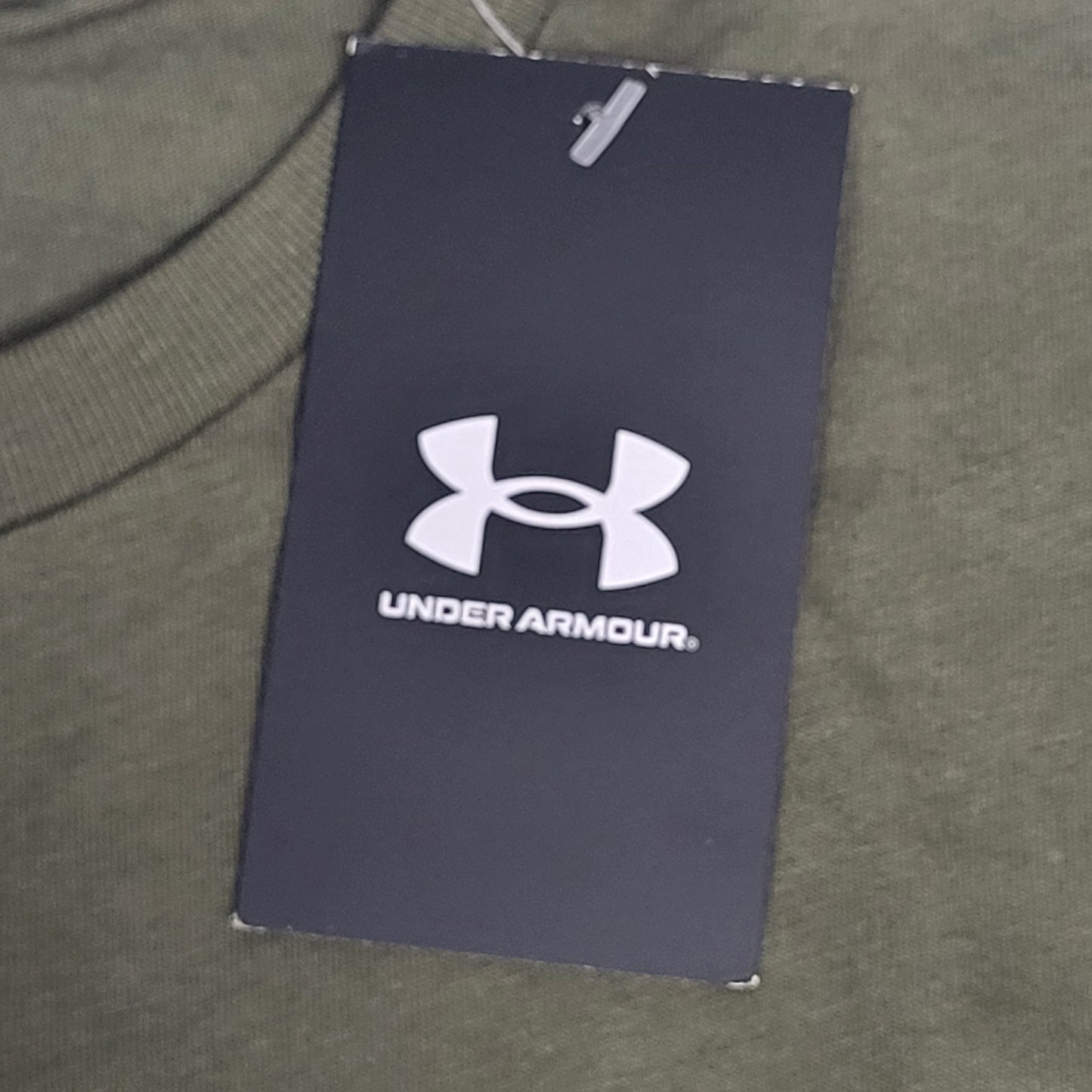 UNDER ARMOUR (2 PACK) Mens Sportstyle Loose Cotton Polyester T-shirt L Green