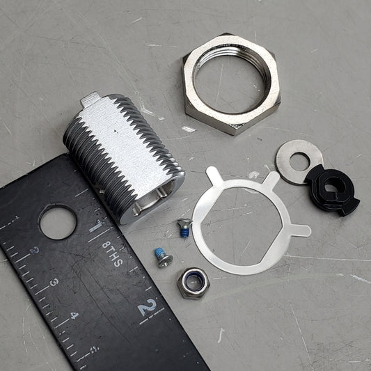 INVUE Cam Lock ( Live) Kit 22mm Dia. 18.5mm Flat Width Grey LL321E19